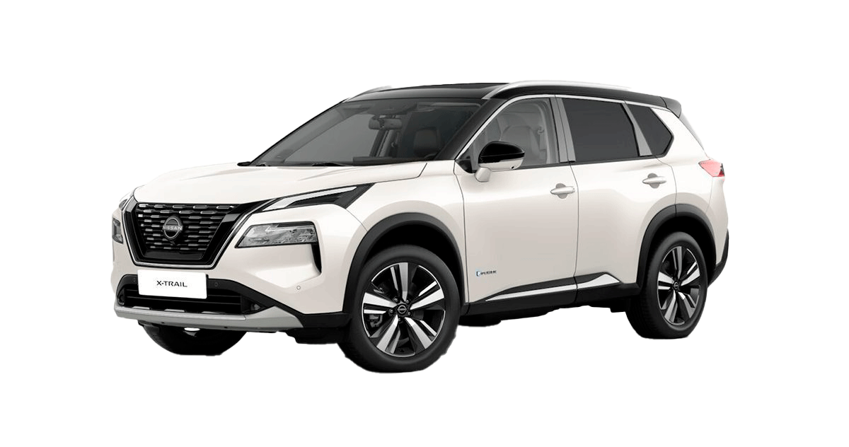 NISSAN X-TRAIL E-POWER color Blanco Perlado con Techo Negro